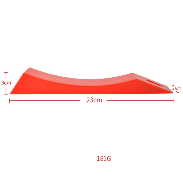 Red barbell protective gasket size diagram: 23cm length, 3cm height