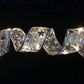 Christmas LED Lights Bronzing Double Ribbon String Lights, 1m, 2m, 4m, 5m, 10m, 20m