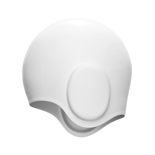 WAVE Waterproof Solid Color Ear Guard Silicone Swimming Cap, White, Pink, Black, Pink Blue, Rose Red, Colorful Blue, Childrens White, Childrens Pink, Childrens Pink Blue, Long Hair Pink Purple, Long Hair Black