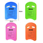 Four-color set of U-shaped EVA floating kickboards with hand slots (blue/green/pink/orange)