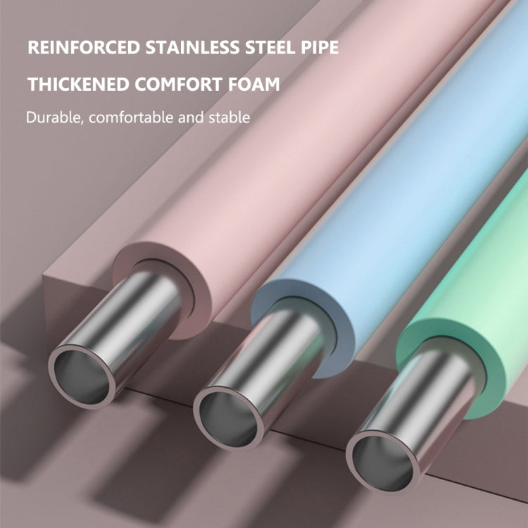 Thickened comfort-foam sleeves on stainless steel poles for posture corrector
