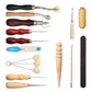 Handmade Leather DIY Tool Set Sewing Craft Tool Set, 29 In 1, 48 In 1