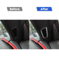 For Chevrolet Corvette C8 2pcs /Set A-Pillar Air Outlet Decorative Stickers