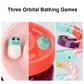 Three orbital bathing games bath slide with smiling fish and whale ball parts