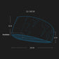 Lightning print fitness headband with ventilated textured underside