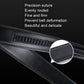 Black leather belt with fine stitched edge close-up