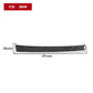 Carbon fiber radio panel upper sticker, 291mm x 26mm trim strip