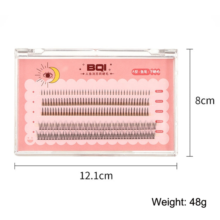 3D natural curling false eyelashes box with size 12.1cm x 8cm and 48g