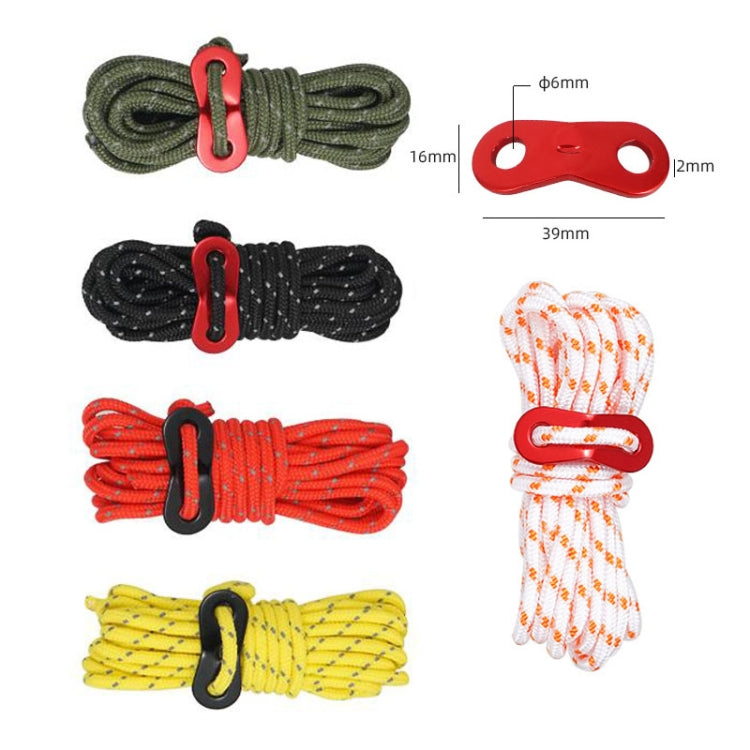CLS Outdoor Camp Reflective Wind-Proof Camping Support Rod, 4 PCS / Set Black, 4 PCS / Set Army Green, 4 PCS / Set White Non-reflective, 4 PCS / Set Yellow, 4 PCS / Set Red