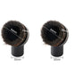 Two horsehair brush heads: 25mm and 36mm bristle length, 32mm base shown