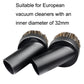 Pair of horsehair vacuum brush heads with 32mm inlet diameter base
