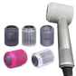 Set of outer filter covers with mesh cylindrical housings in multiple colors
