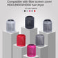 Assorted outer filter cover set, cylindrical mesh cylinders in multiple colors