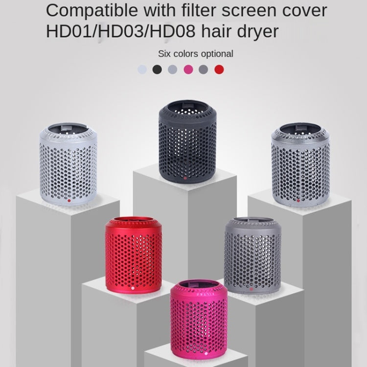 Assorted outer filter cover set, cylindrical mesh cylinders in multiple colors