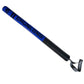 Boxing sanda foam stick target, dark blue with black handle and striped lanyard