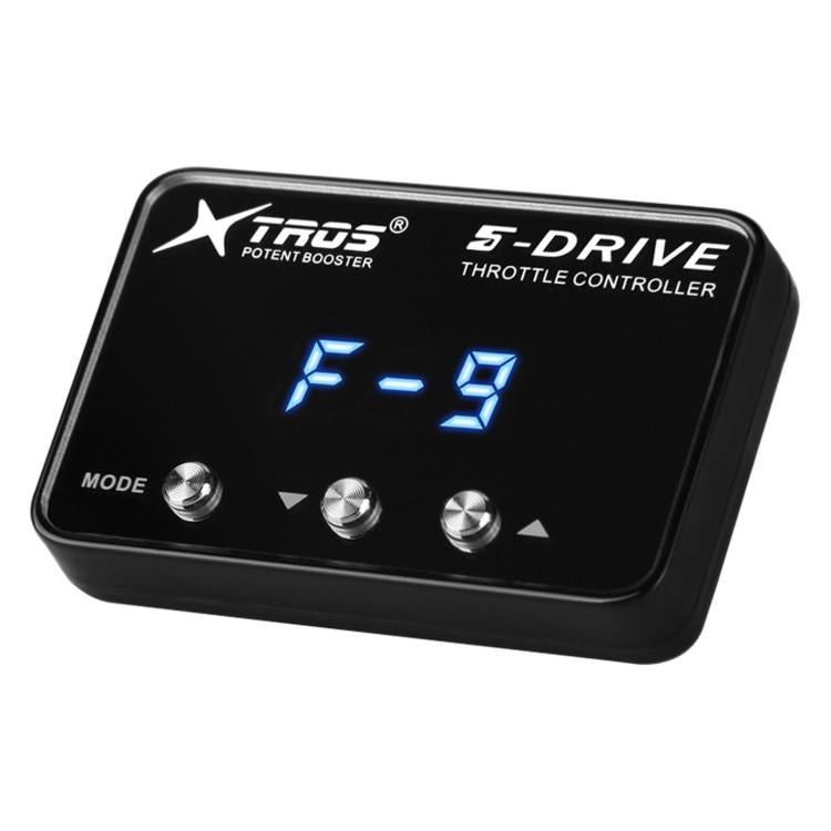 Electronic throttle controller module with blue F-9 screen, MODE button and three controls