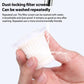 Car vacuum cleaner dust-locking filter screen with transparent mesh
