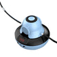 Light blue automatic skipping counter machine with display and rope connectors