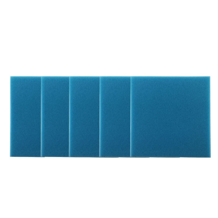 Blue foam replacement strips, five-section filter sponge