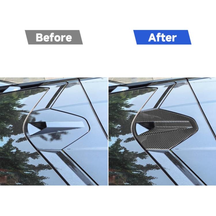 For Chevrolet Corvette C8 4pcs /Set Rear Roof Camera Sticker