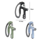Electronic grip arm trainer size diagram with black, green, and blue units