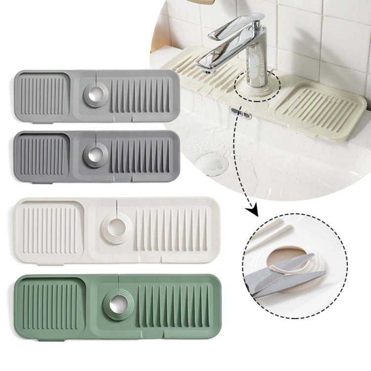 Faucet Silicone Draining Mat Anti-splash Kitchen Sink Non-slip Soap Mat, Large, Extra Large