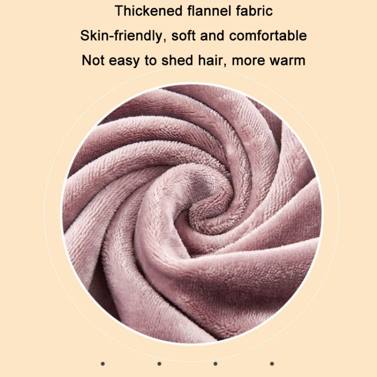 Thick flannel texture view of USB electric heating blanket fabric
