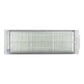 Vacuum cleaner HEPA-style filter, single rectangular unit in clear frame
