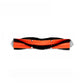 Vacuum cleaner main brush with black bristles and orange dirt bar