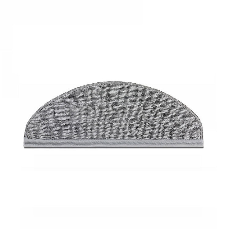 Vacuum cleaner microfiber cleaning pad, gray half-moon cloth