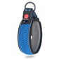 Royal blue breathable honeycomb net dog collar with reflective straps and anti-strangle design
