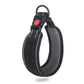 Black breathable honeycomb net dog collar with reflective straps and anti-strangle design