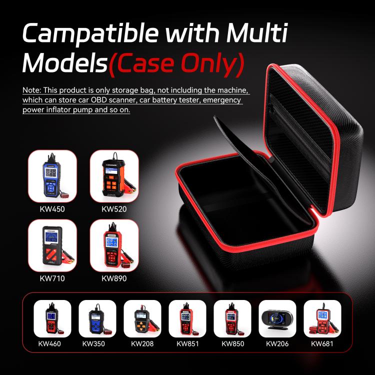 KONNWEI Large Capacity Portable Car Diagnostic Tool Storage Bag