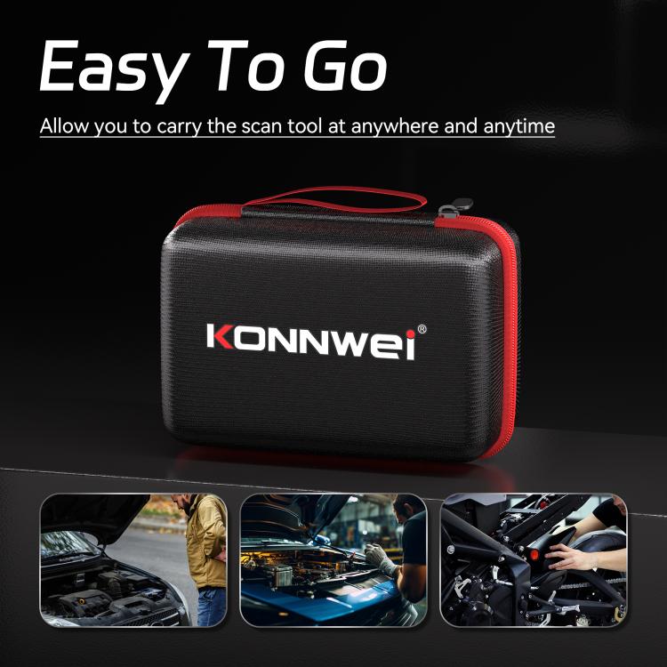 KONNWEI Large Capacity Portable Car Diagnostic Tool Storage Bag