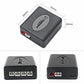 Car parking sensor control box with built-in buzzer, front and side connectors