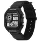 SYNOKE 9619C Nylon Canvas Strap Three-Ring Buckle Vintage Electronic Luminous Watch