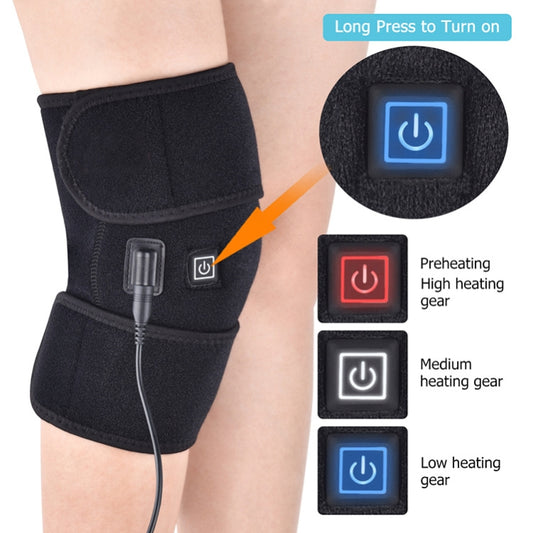 Infrared Heating Therapy Knee Pad Rehabilitation Assistance, US Plug, EU Plug, USB Model
