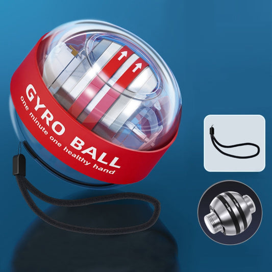 Magnetic Wrist Ball Gyro Training Decompression Fitness Device, Color:, All Black, Black, Red, Blue, Black With Light, Red With Light, Blue With Light, Metal With Light, Six Color Flash