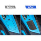 For Chevrolet Corvette C8 Left-Hand Drive Center Control Cup Cover Sticker, Left-Hand Drive