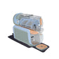 Black dual moving pad with textured non-slip surface for slushie machine base
