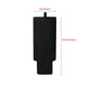 Black moving pad size 23 cm by 5.7 cm with strap hole for hanging