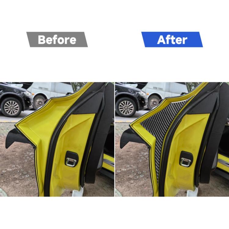 For Chevrolet Corvette C8 2pcs /Set Car Door Decorative Sticker