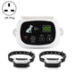 Wireless electric dog shock collar set with controller and three receivers, UK plug