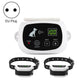 Wireless electric dog shock collar set with controller and three receivers, EU plug