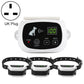 Wireless dog fence shock collar system with UK plug and three receiver collars