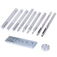 59 In 1 Handmade Leather DIY Tool Set Sewing Craft Tool Set, Style:, A5 Pads, Rotating Knives
