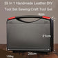59 In 1 Handmade Leather DIY Tool Set Sewing Craft Tool Set, Style:, A5 Pads, Rotating Knives