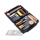 59 In 1 Handmade Leather DIY Tool Set Sewing Craft Tool Set, Style:, A5 Pads, Rotating Knives