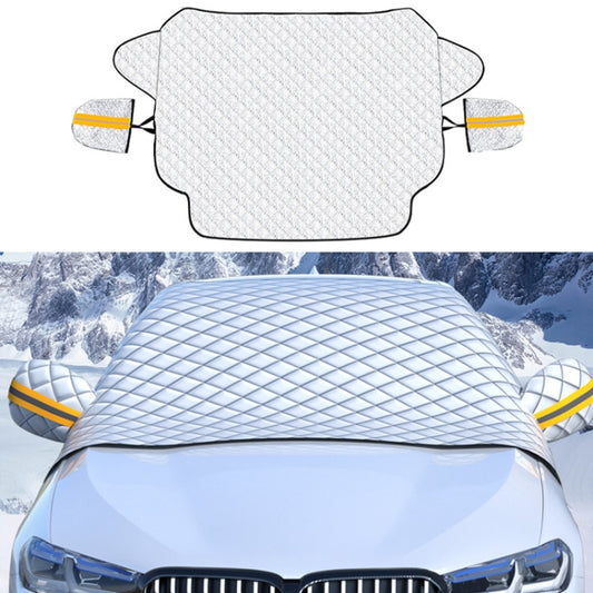 SUITU R-3945 Car Winter Front Glass Snow Shield Defrost Sunshade Thickened Car Clothing, Style:, Non-magnet Clip Door, Non-magnet With Earmuffs, 5 Magnets With Earmuffs, Non-magnet Three Layers Thickened, 12 Magnets Three Layers Thickened              ...