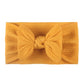 Soft Jacquard Nylon Children Headwear Baby Bow Headband